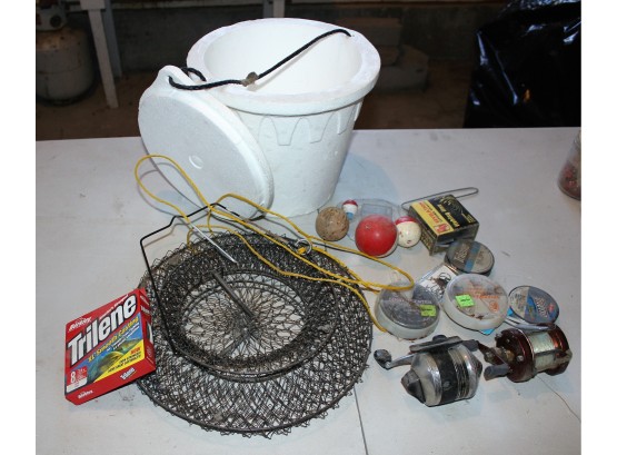 Miscellaneous Fish Equipment, Reels, Basket Etc