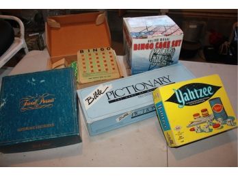 Assortment Of Games #2 Old Bingo Game