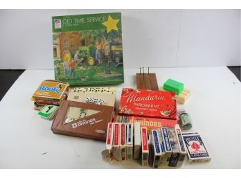 Lot Of Games, Domino's, Cribbage, UNO, Miscellaneous