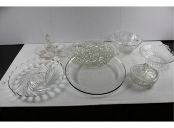 Glass Serving Dishes, #1