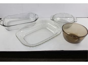 Anchor Hocking And Pyrex Glass Baking Dishes