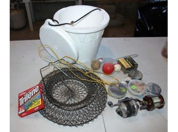 Miscellaneous Fish Equipment, Reels, Basket Etc