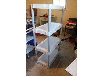 Plastic Shelf Unit 57 In