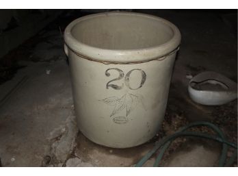 20 In Crock, Heavy With Sand