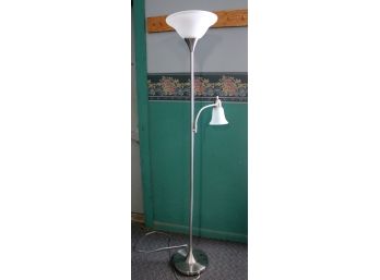 Nice Floor Lamp With Two Light Fixtures