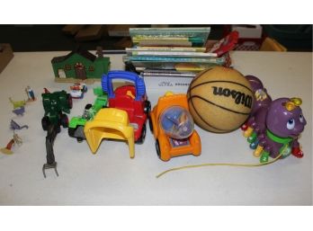 Old Books And Miscellaneous Toys