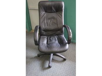 Office Chair On Rollers- Has Been Duct Taped