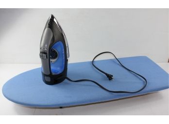 Hamilton Beach Iron With Retractable Cord, Tabletop Ironing Board
