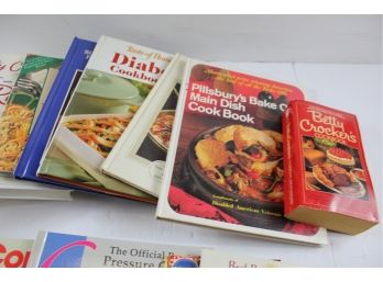 Cookbooks - Betty Crocker, Pillsbury, Pressure Cooker And Diabetic