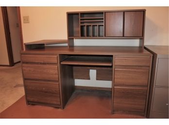 Computer Desk - Not Solid Wood -  Floor Desk Mat Included