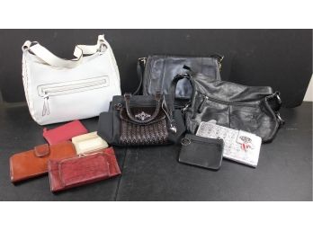4 Purses And Billfolds - White One Is New, Black Worthington, Black Stone And Company