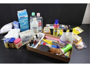 Miscellaneous Personal Care Items, Vaseline, Epsom Salt, Fingernail Polish Etc