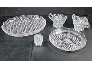5 Miscellaneous Glass Dishes