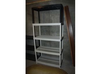 Plastic Storage Shelf Unit 74 X 35 X 18