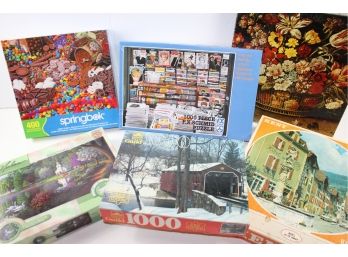 6 Puzzles - 400 To 1000 Pieces