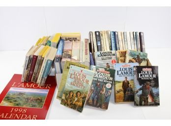 Lot 3 Of Louis L'Amour Books Including Volume 3 And 4 Of The Sacketts