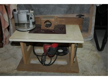 Skil Router With Homemade Router Table