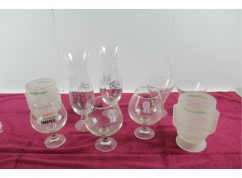 Variety Of Souvenir Drink Glasses