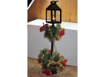 Lighted Christmas Lantern 51 In Tall