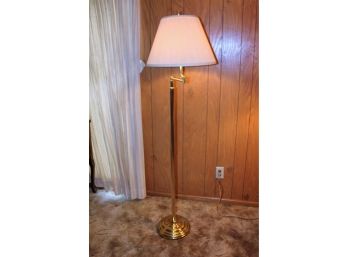 Brass Floor Lamp, 3 Way 62' Tall