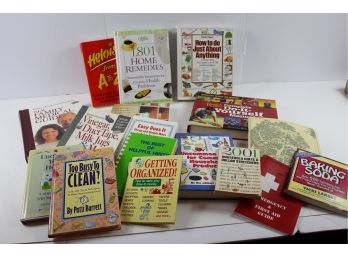 Collection Of How To Books, Home Remedies, First Aid, Organized Etc