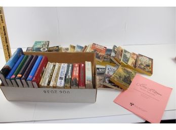 Box Of Louis L'Amour Paperback And Hardback Books