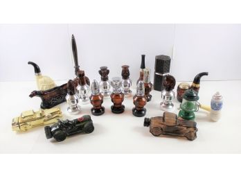Collection Of Avon Decanters And One Holder