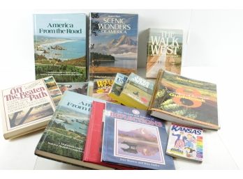 Box Of Kansas And Travel Books