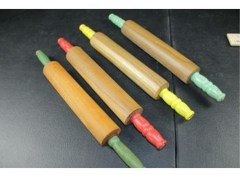 4 Wooden Rolling Pins