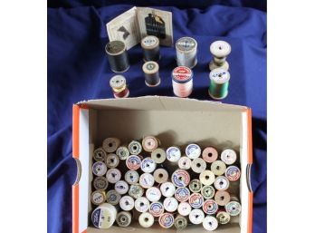 Box Full Of Wooden Spools, Examples- Coats, Coats & Clark, Clarks, American Thread Company
