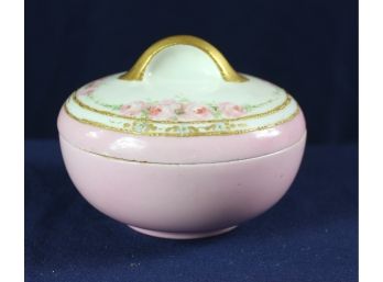 Vintage Porcelain Container With Lid #1131 On Bottom