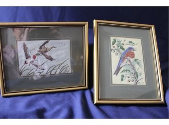 2 Framed ' Cash's Collector Range' Picture In Silk And Rayon- 7.5 X 6