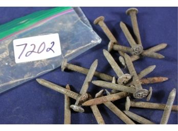 Antique Railroad Nails - 2 Of Following Years 1929 - 1937, 1 Of Following Years 1938, 1939, 1947, 1949