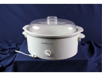 Large Mainstays Crock Pot 12 X 9  5 In Deep - Chip On Handle