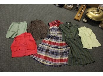 Lot One Of 50s And 60s Women Clothes - 3 Shirts - Dayla, Bates - One Stockton Shorts, See Description