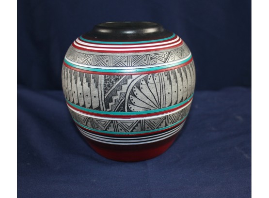 Navajo Vase By Renalyn Begay - 6 Inch Tall