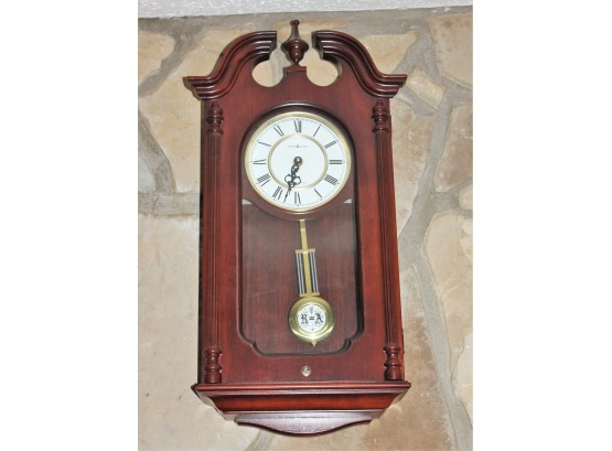Howard Miller Wall Clock - Frontier Emblem - Works, 12 In Wide By 26 In Tall 4.5 Inch Deep