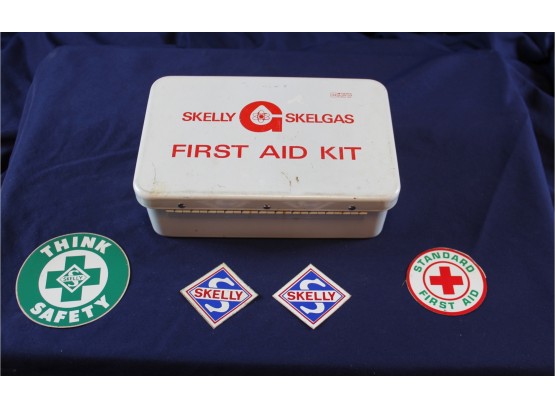 Metal Skelly Skelgas  First Aid Kit