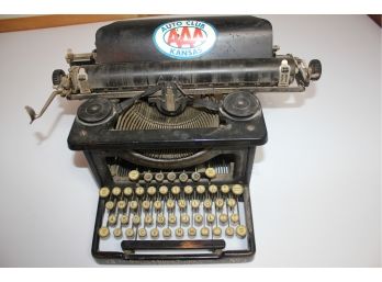 Antique L C Smith & Brothers Typewriter- No 3