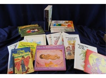Children's Book Lot - Picture Bible, Children's Bible Basics, Fisher-Price, Happy Day, Etc.