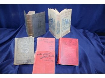 6 Antique Books, Two By David Cory, 1896 The Story Of The Greeks- See Description
