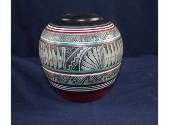Navajo Vase By Renalyn Begay - 6 Inch Tall