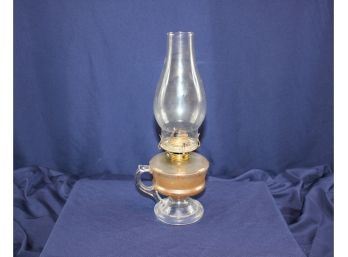 Old Hurricane Lamp - 13 In Tall