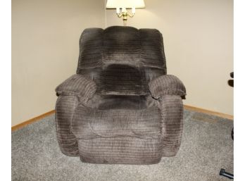 Electric Benchmark Recliner - Dark Brown Fabric, 40 In Wide, Seat 18 In Tall (sofa Matches)