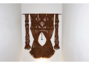 Macrame With Bells Wall Hanging 36 X 46