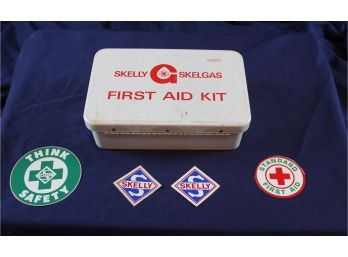 Metal Skelly Skelgas  First Aid Kit