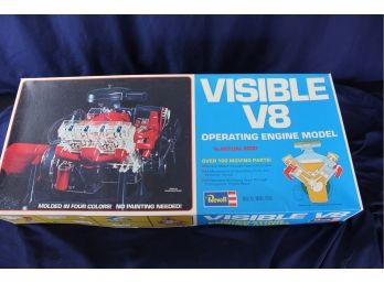 Unassembled Revell Visible V8 Operating Engine Model