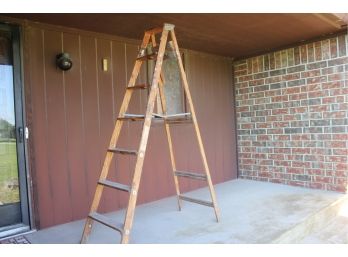 8 Foot Wood Ladder