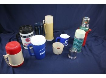 Thermoses And Insulated Mugs - Some Vintage