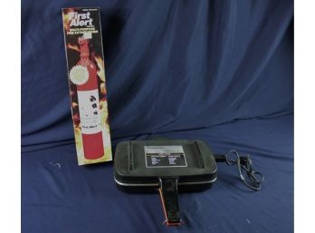 Unopened First Alert Fire Extinguisher, Hamilton Beach Double Mac Fast Cooker
